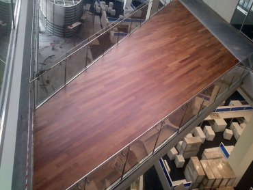 Supply and Installation of Merbau Timber Flooring for Internal Bridge at Utusan Melayu (Malaysia) Berhad, Kuala Lumpur