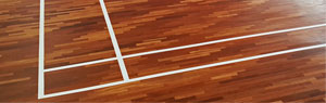 Timber sports flooring